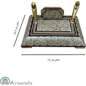 تصویر جاقلمی خاتم کاری 