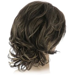 تصویر کلاه گیس کوتاه ساتورا مدل BAMOO3 فر جنس الیاف ابریشم Sathura Wig BAMOO3 – Short Curly Synthetic Silk Fiber Hair Wig for Women