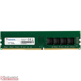 تصویر رم کامپیوتر DDR4 تک کاناله 3200 مگاهرتز CL22 ای دیتا مدل PC4 25600 ظرفیت 16 گیگابایت رم کامپیوتر 3200 مگاهرتز ای دیتا مدل PC4 25600 ظرفیت ۱۶ گیگابایت