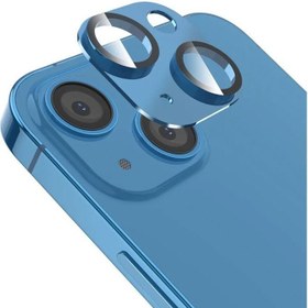 تصویر محافظ لنز دوربین مدل رینگی مناسب برای گوشی موبایل اپل iPhone 13 / 13 mini iPhone 13 Lito Glass Lens Camera Protector