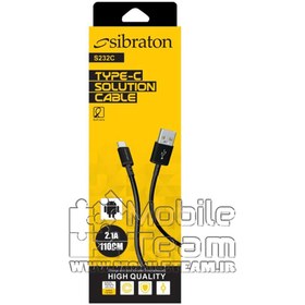 تصویر کابل شارژ تایپ سی سیبراتون ۱.۲ متری SIBRATON TYPE C USB S232C-1.2M 