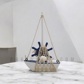 تصویر ماکت قایق چوبی 