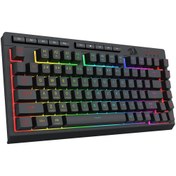تصویر کیبورد بی سیم گیمینگ ردراگون مدل CRESCENT K524 Pro RGB 