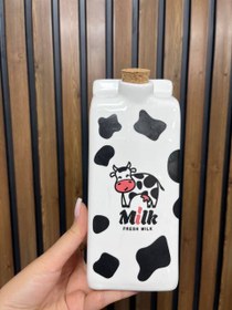 تصویر بطری شیر گاوی 