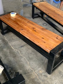 تصویر نیمکت باغی 