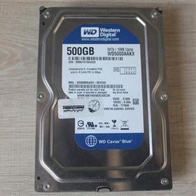 تصویر هارد WD 500GB -وضعیت طبق عکس 