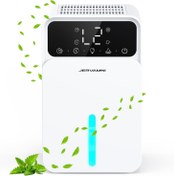 تصویر رطوبت‌گیر بی‌صدای JERVAMNI با حالت خواب و نور هفت رنگ JERVAMNI Quiet Dehumidifier with Sleep Mode & 7 Colors Light