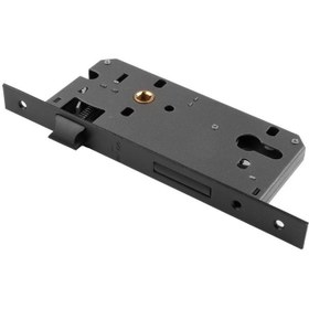 تصویر قفل پهن درب مشکی NL912 یراق آنلاین رحیمی