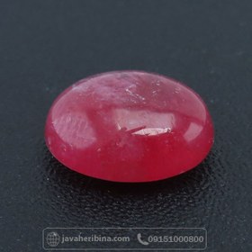 تصویر نگین انگشتر یاقوت سرخ دامله درشت و زیبا _کد:۳۴۳۰۴ 