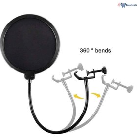 تصویر پاپ فیلتر میکروفون مدل MS MS MICROPHONE POP FILTER