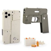 تصویر تفنگ موبایلی طرح اپل - سفید ا apple mobile gun apple mobile gun