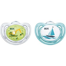 تصویر ست دو عددی پستانک ناک مناسب نوزاد 0-6 ماهه مدل SKU 901768 Set Of Two Pacifiers NUK Model SKU 901768