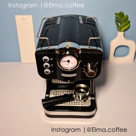 تصویر اسپرسوساز خانگی مباشی مدل emc-2015 رنگ مشکی Coffee machine mebashi