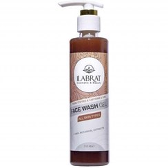 تصویر فیس واش ژلی قهوه بلوط مناسب انواع پوست 210میل ایلابرت Ilabrat Face Wash Gel Pure Coffee And Caffeine And Oak 210ml