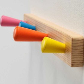 تصویر چوب لباس رنگی کودک FlISat