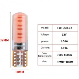 تصویر لامپ اس‌ ام‌ دی 12 تایی (SMD ژله‌ای) بسته 2 عددی 