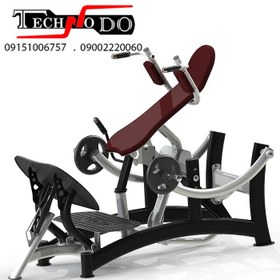 تصویر دستگاه هاگ پا خوابیده متحرک وزنه آزاد Free weight mobile supine leg squat machine