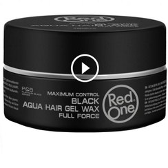 تصویر ژل واکس مو ردوان مدل RedOne Black Aqua Hair Wax