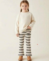 تصویر لگ زارا سفید و سیاه بچگانه 