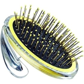 تصویر برس فلزی پرو پت-ایت مشکی/زرد برند conair Pro Pet-It Metal Pin Brush Black/Yellow