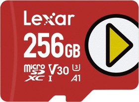 تصویر کارت حافظه MICRO SD PLAY LEXAR 256G 
