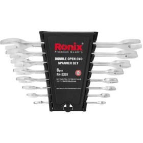 تصویر مجموعه 8 عددی آچار دو سر تخت رونیکس مدل RH-2201 ا Ronix RH-2201 8Pcs Double Open End Spanner Wrench Ronix RH-2201 8Pcs Double Open End Spanner Wrench