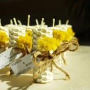 تصویر گیفت عقد و عروسی مدل شمع 