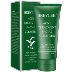 تصویر فوم شستشو صورت تیوپی چای سبز بریلی Breylee facial cleanser