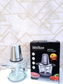 تصویر خردکن 500 واتی Wellton Food Chopper Wellton