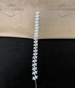 تصویر ریسه موی عروس کد R10 Bridal headband code R10