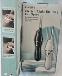 تصویر گوش پاک کن الکتریکی:Emitting ear spoon – Elecrtic Light 