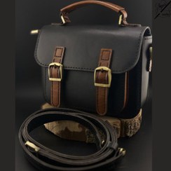 تصویر کیف چرم طبیعی طرح تاسیان 