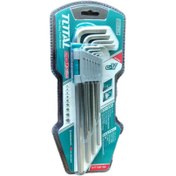 تصویر ست آچار 9 عددی شش گوش توتال 