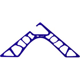 تصویر هنگر لباس آبی پک یک عددی 