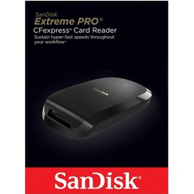 تصویر کارت ریدر سن دیسک SANDISK EXTREME PRO CFEXPRESS TYPE B CARD READER 