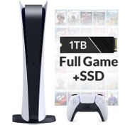 تصویر PlayStation 5 Digital Edition - ۱TB SSD Full Game 