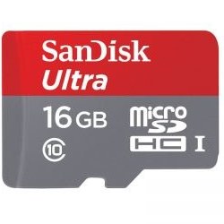 تصویر کارت حافظه microSDXC سن ديسک مدل Ultra کلاس 10 استاندارد UHS-I U1 سرعت 48MBps ظرفيت 16 گيگابايت ا SanDisk Ultra UHS-I U1 Class 10 48MBps microSDHC 16GB SanDisk Ultra UHS-I U1 Class 10 48MBps microSDHC 16GB