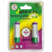 تصویر باتری شارژی قلمی Digital C.F.L ظرفیت 4550Mah 