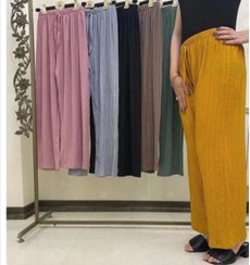 تصویر شلوار زنانه مدل دامنی جنس کراش سایز ۳۸ تا ۵۴ 