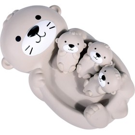 تصویر اسباب بازی حمام تور و سمور آبی konig kids 