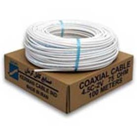 تصویر کابل آنتن کرمان صادراتی 4.5C-2V ا coaxial cable kerman 45c2v coaxial cable kerman 45c2v