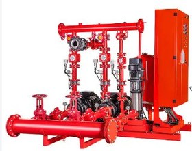 تصویر الکتروپمپ اتابلوک آتش نشانی 1500 دور نوید موتور Etabloc G 150 Etablock fire pump