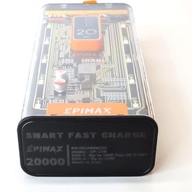 تصویر پاوربانک 20 هزار میلی آمپر EPIMAX EP-220 20W EPIMAX EP-220 20W