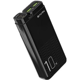 تصویر شارژر همراه باوین مدل PC 085 ظرفیت 10000 میلی آمپر ساعت Bavin PC 085 10000mAh Power Bank