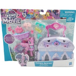 تصویر عروسک پونی با قصر 