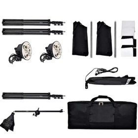 تصویر کیت سه شاخه هولدر 5 لامپ سرامیکی Diamond Continuous Lighting 5 Lamps 