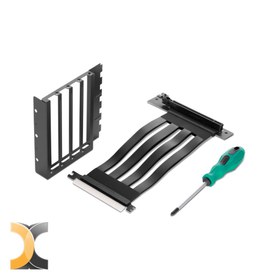 تصویر براکت نصب عمودی کارت گرافیک گرین مدل Green Vertical VGA Mounting Kit | PCI-E 4.0 x16 Riser Cable Vertical VGA Mounting Kit | PCI-E 4.0 X16 Riser Cable
