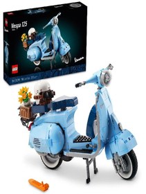 LEGO Icons Vespa 125 Scooter 10298, Vintage Italian Iconic Vespa Model  Building Kit, Display Home Décor Set for Adults, Relaxing Creative Hobbies