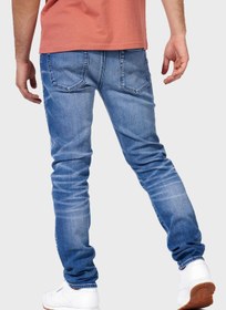 تصویر شلوار جین باریک شست‌وشو متوسط برند american eagle Mid Wash Slim Fit Jeans