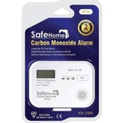 تصویر هشدار دهنده گاز منوکسید Safe home Safe home gas monoxide alarm